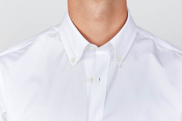 standard button-down collar men's dress shirt