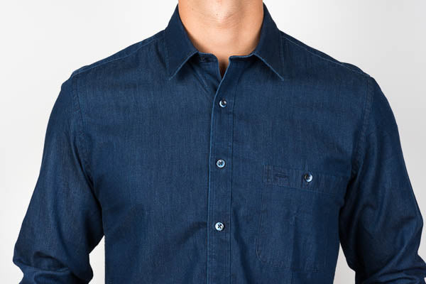 Denim twill shirt