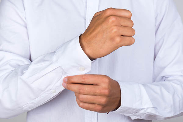 Sewn interlining of a dress shirt