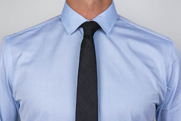 Poplin Weave on a men's dress shirt