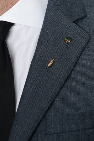 Emerald Lapel Pin – Hugh & Crye