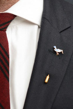 Blue Bird Lapel Pin – Hugh & Crye