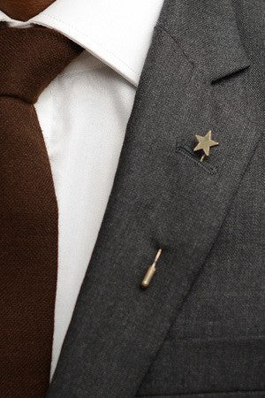 Silver Star Lapel Pin – Hugh & Crye