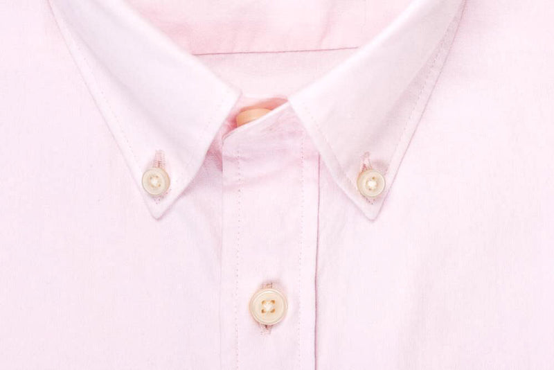  Silo Pink Oxford Button-Down Shirt Collar
