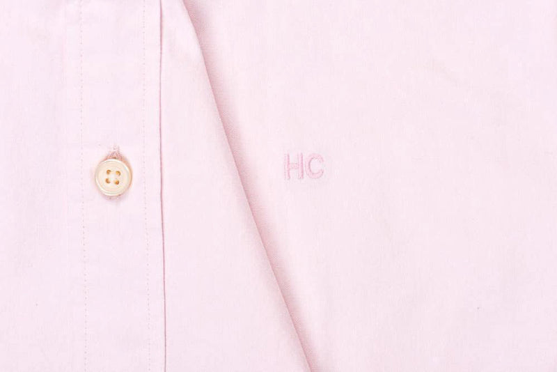  Silo Pink Oxford Button-Down Shirt Monogram