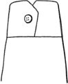 Illustration of a dress shirt cuff