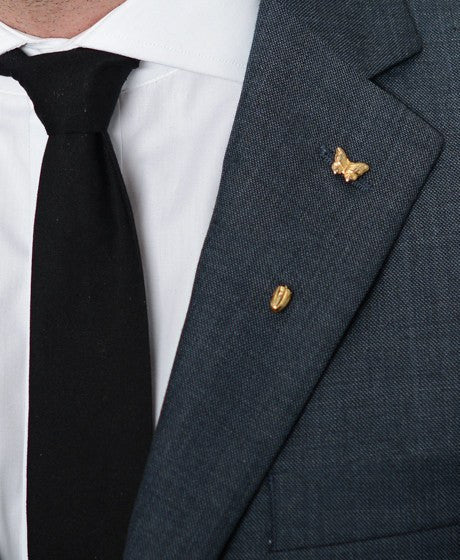 Butterfly Lapel Pin – Hugh & Crye - 2