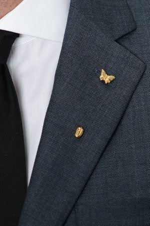 Butterfly Lapel Pin – Hugh & Crye - 1