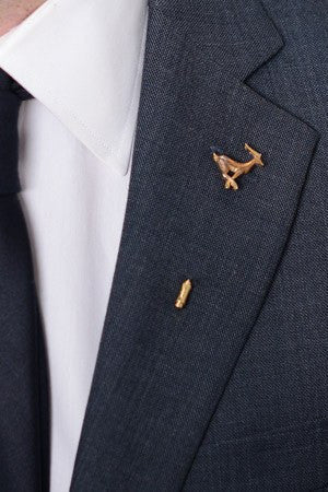 Gazelle Lapel Pin – Hugh & Crye