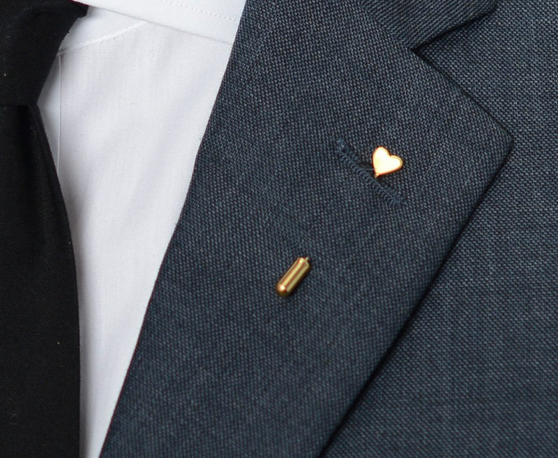 Golden Heart Lapel Pin – Hugh & Crye - 3