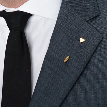 Golden Heart Lapel Pin – Hugh & Crye - 2