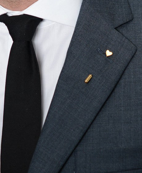 Golden Heart Lapel Pin – Hugh & Crye - 2