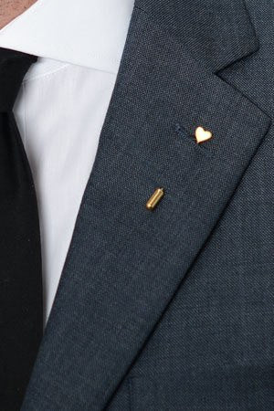 Golden Heart Lapel Pin – Hugh & Crye - 1