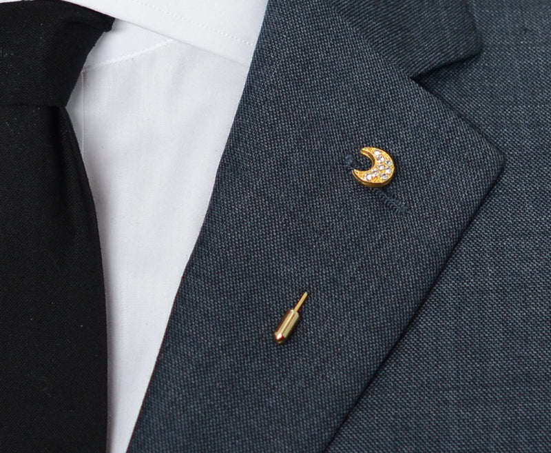 Half Moon Lapel Pin – Hugh & Crye - 3