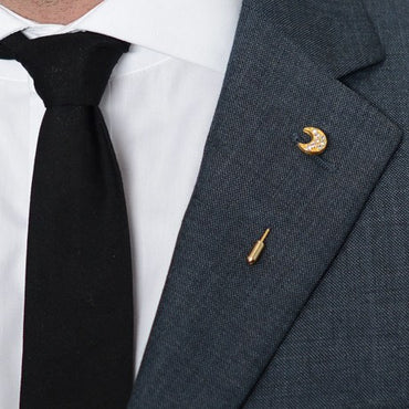 Half Moon Lapel Pin – Hugh & Crye - 2