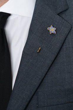 Hibiscus Lapel Pin – Hugh & Crye - 1