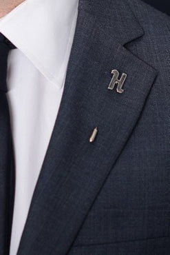 Letter H Lapel Pin – Hugh & Crye