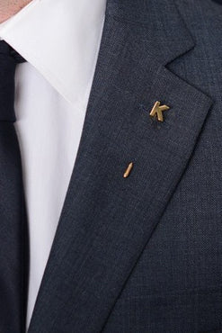 Letter K Lapel Pin – Hugh & Crye - 1