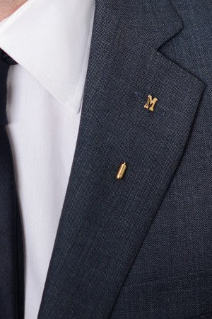 Letter M Lapel Pin – Hugh & Crye