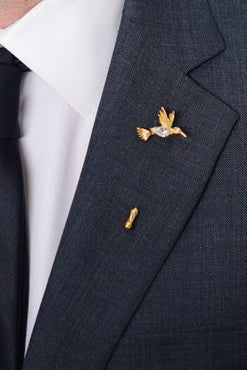 Mockingjay Lapel Pin – Hugh & Crye