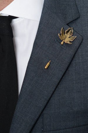 Maple Leaf Lapel Pin – Hugh & Crye - 1