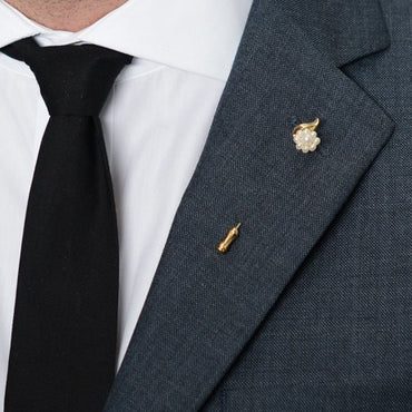 Pearl Flower Lapel Pin – Hugh & Crye - 2