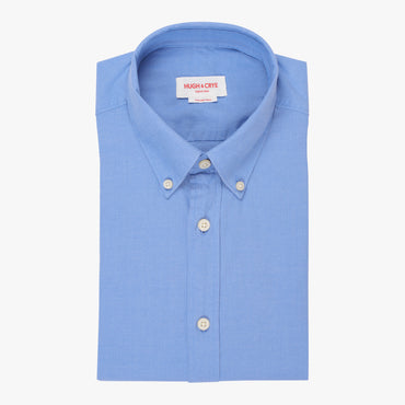 Silo Blue Oxford Cloth Button-Down Shirt