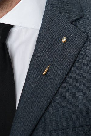 Topaz Lapel Pin – Hugh & Crye - 1