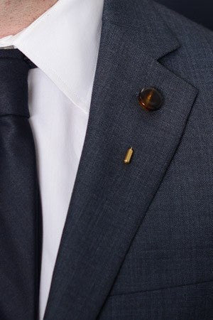 Tortoiseshell Lapel Pin – Hugh & Crye