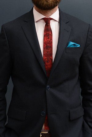 Doodle Oval Tie – Hugh & Crye