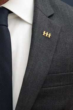 Friends Lapel Pin – Hugh & Crye