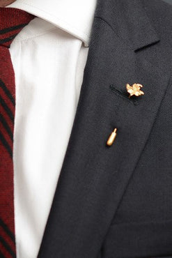 Leaf Lapel Pin – Hugh & Crye - 1