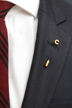 Letter C Lapel Pin – Hugh & Crye