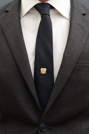 Letter F Tie Pin – Hugh & Crye