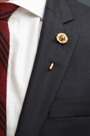 Rose Lapel Pin – Hugh & Crye