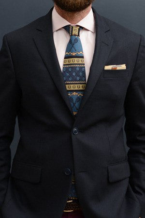 Tennis Crest Tie – Hugh & Crye