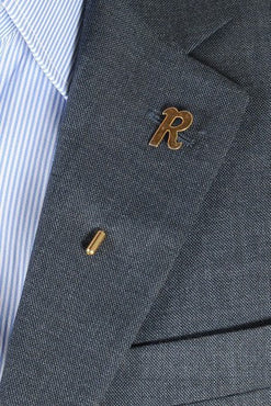 Letter R Lapel Pin – Hugh & Crye