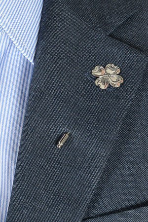 Metal Flower Lapel Pin – Hugh & Crye
