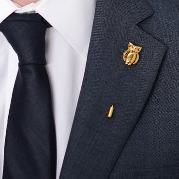 Wise Owl Lapel Pin – Hugh & Crye - 2