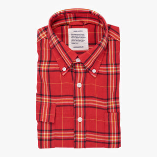 Swason Flannel Field Shirt Red, Yellow Plaid